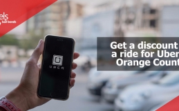 Get a discount in a ride for Uber in Orange County