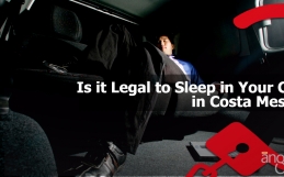 Is it Legal to Sleep in Your Car in Costa Mesa?
